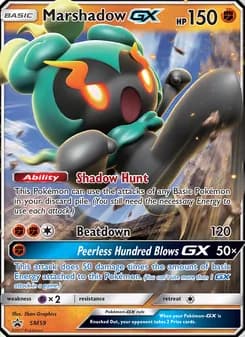 Marshadow GX — SM Black Star Promos — Rare