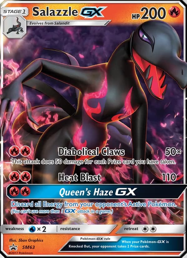 Salazzle GX — SM Black Star Promos, None