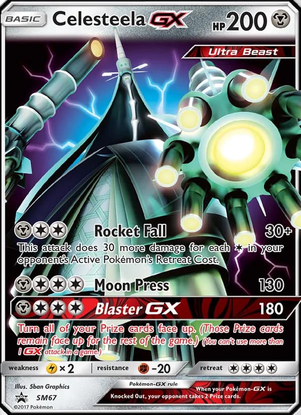 Celesteela GX — SM Black Star Promos, Rare