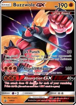 Buzzwole GX — SM Black Star Promos — Rare