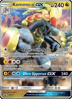Kommo-o GX — SM Black Star Promos — Rare