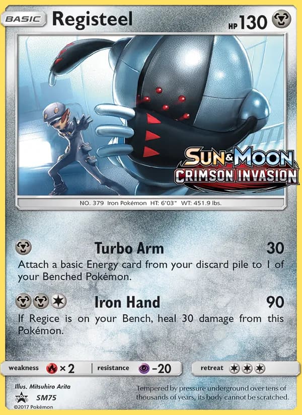 Registeel — SM Black Star Promos, Rare