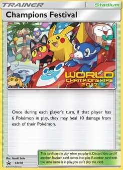 Champions Festival — SM Black Star Promos — Rare