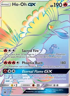 Ho-Oh GX — SM Black Star Promos — Rare