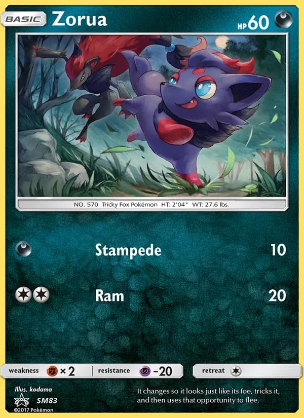 Zorua — SM Black Star Promos, Rare
