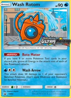 Wash Rotom — SM Black Star Promos — Rare