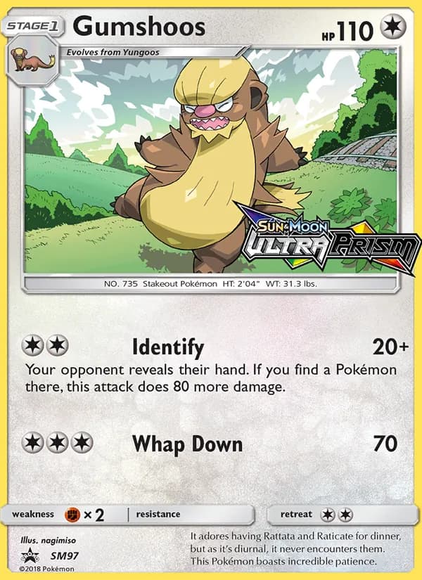 Gumshoos — SM Black Star Promos, Rare