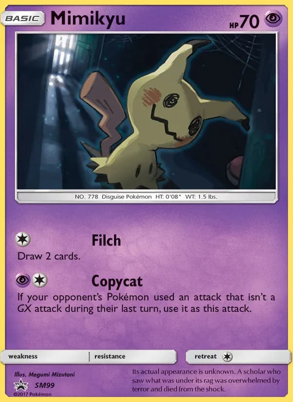 Mimikyu — SM Black Star Promos, Rare