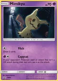 Mimikyu — SM Black Star Promos — Rare