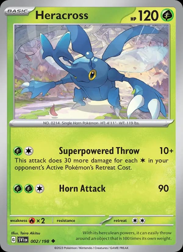 Heracross — Scarlet & Violet, Uncommon