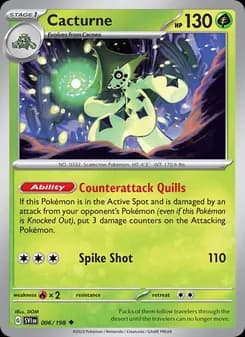 Cacturne — Scarlet & Violet — Uncommon
