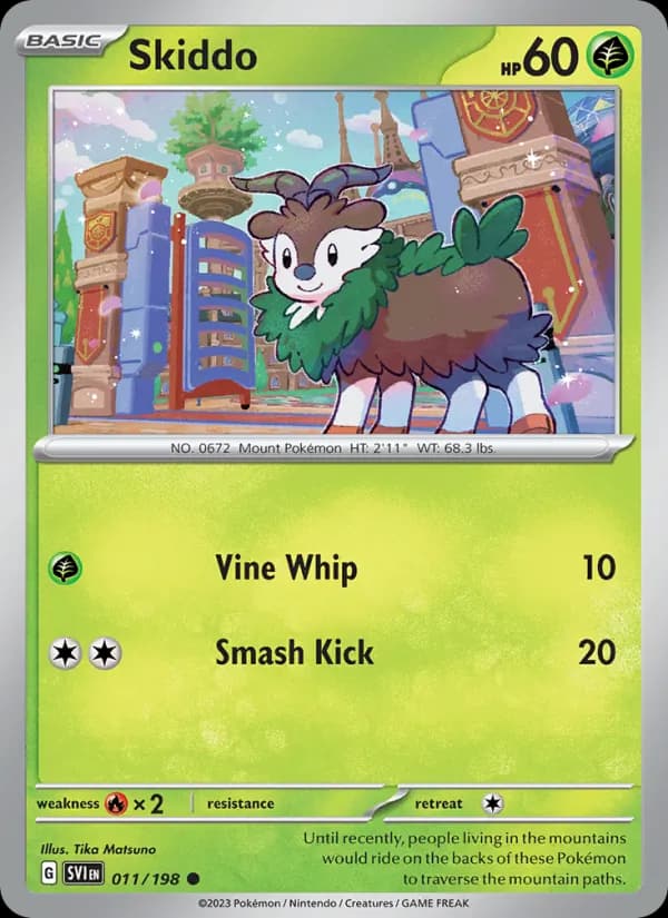 Skiddo — Scarlet & Violet, Common