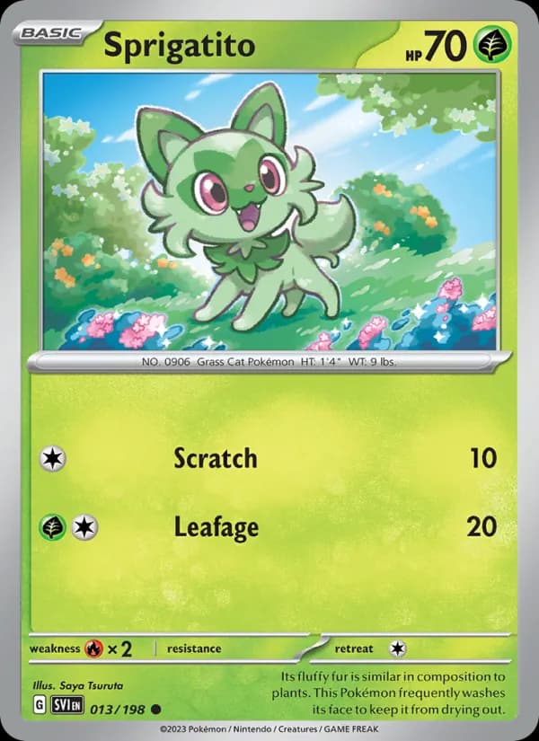 Sprigatito — Scarlet & Violet, Common