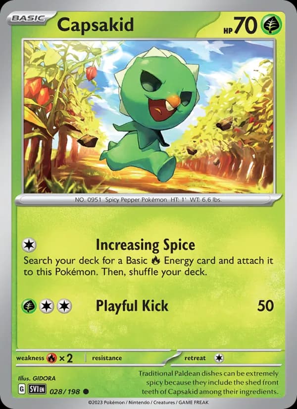 Capsakid — Scarlet & Violet, Common
