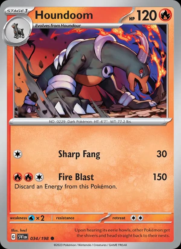Houndoom — Scarlet & Violet, Common