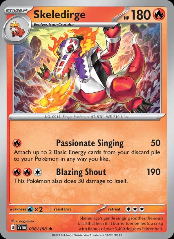 Skeledirge — Scarlet & Violet, Rare