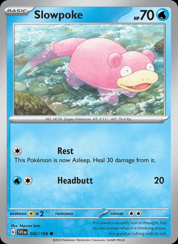 Slowpoke — Scarlet & Violet, Common