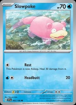 Slowpoke — Scarlet & Violet — Common