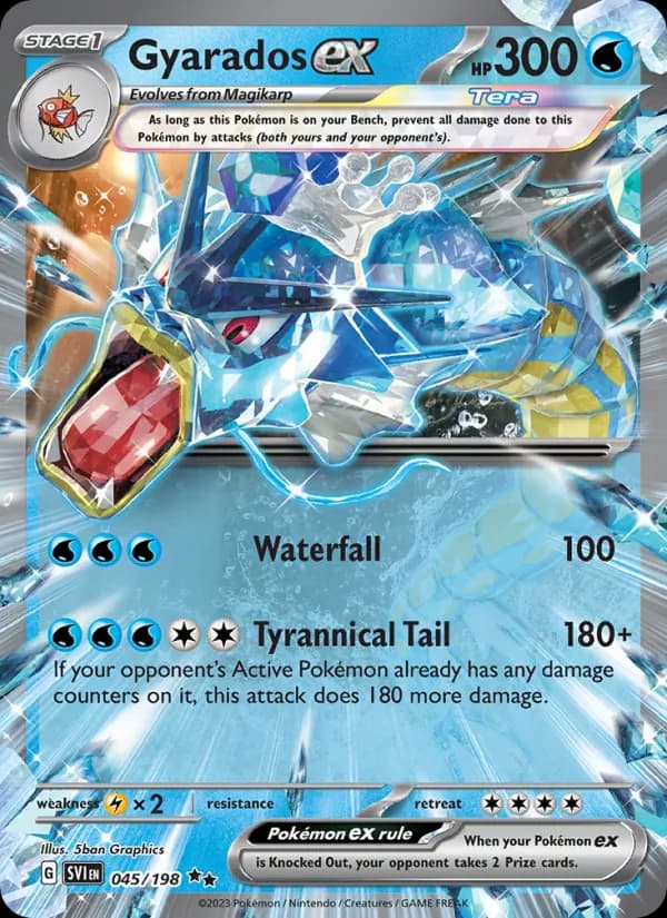 Gyarados ex — Scarlet & Violet, Double rare