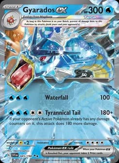 Gyarados ex — Scarlet & Violet — Double rare