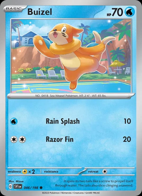 Buizel — Scarlet & Violet, Common