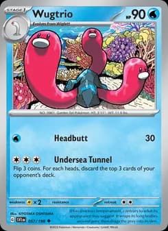 Wugtrio — Scarlet & Violet — Uncommon