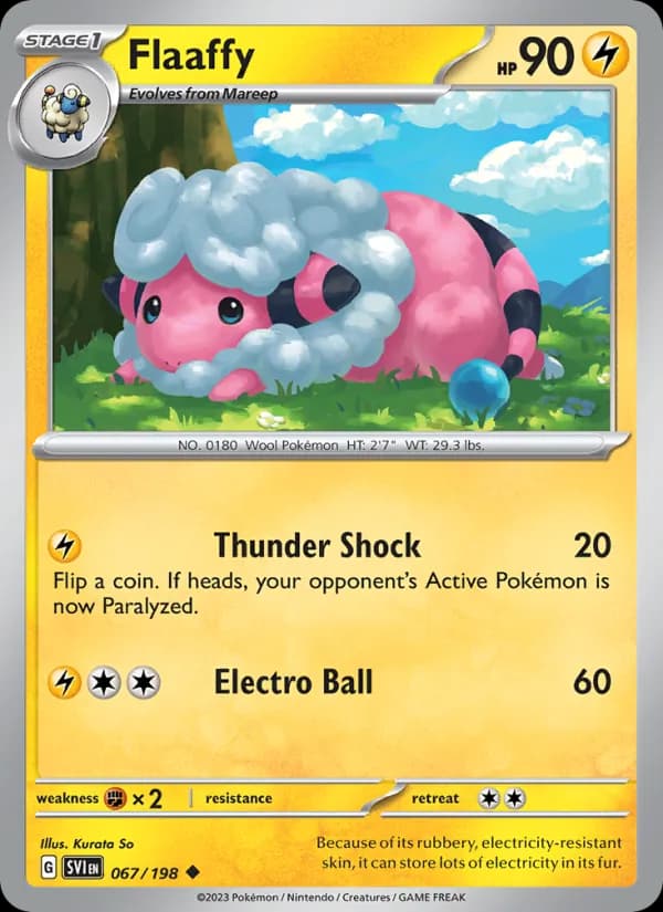 Flaaffy — Scarlet & Violet, Uncommon