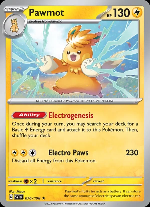 Pawmot — Scarlet & Violet, Rare