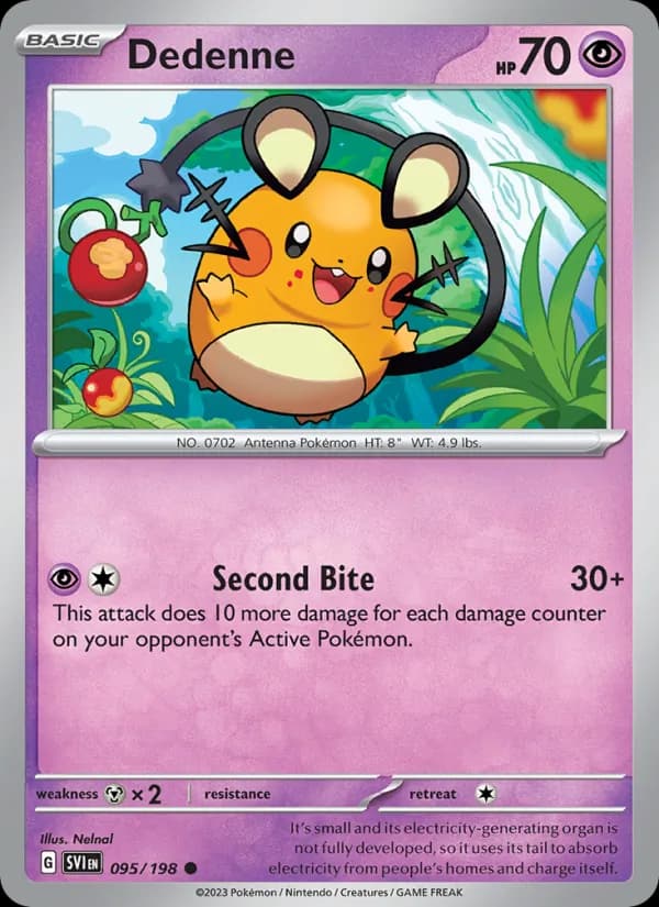 Dedenne — Scarlet & Violet, Common