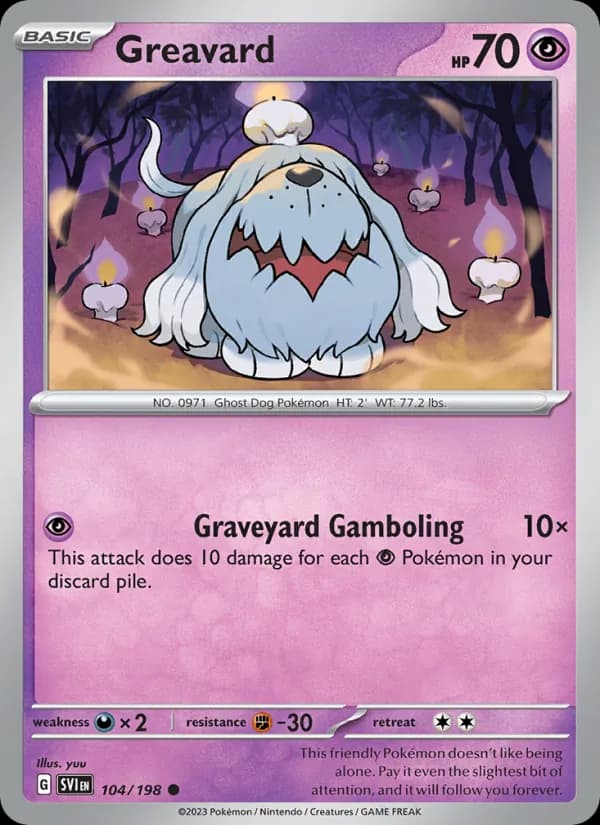 Greavard — Scarlet & Violet, Common
