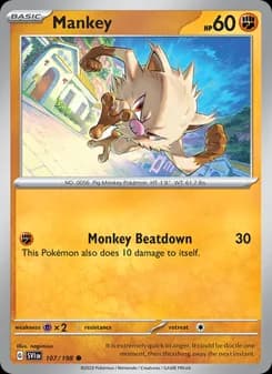 Mankey — Scarlet & Violet — Common