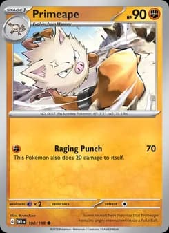 Primeape — Scarlet & Violet — Common