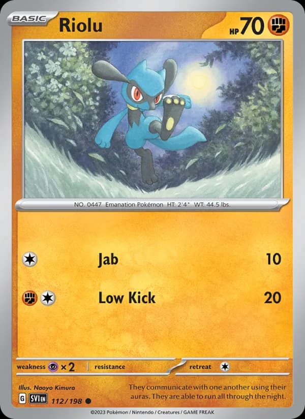 Riolu — Scarlet & Violet, Common