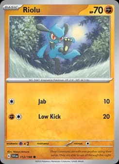 Riolu — Scarlet & Violet — Common