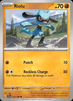 Riolu — Scarlet & Violet — Common