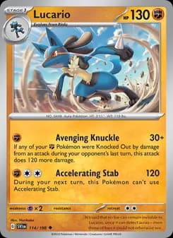 Lucario — Scarlet & Violet — Uncommon