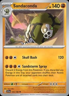 Sandaconda — Scarlet & Violet — Uncommon