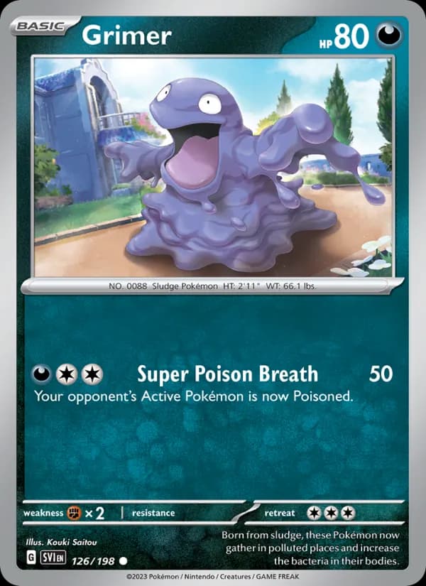 Grimer — Scarlet & Violet, Common