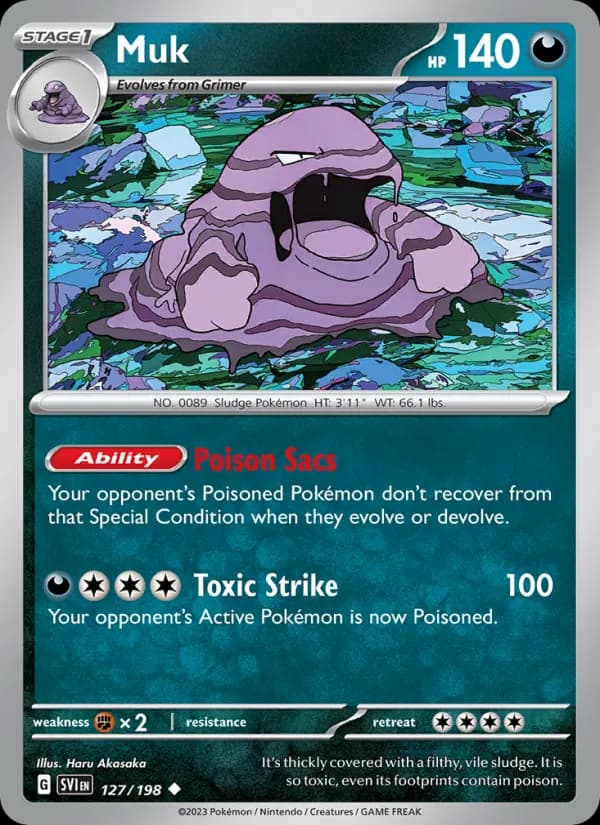 Muk — Scarlet & Violet, Uncommon