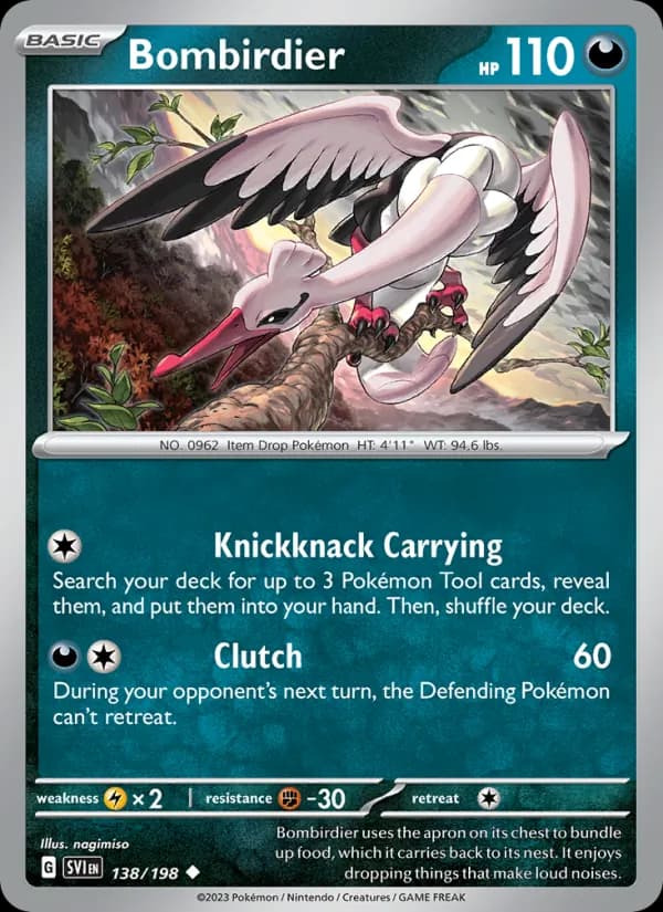 Bombirdier — Scarlet & Violet, Uncommon