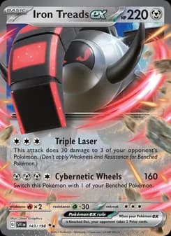 Iron Treads ex — Scarlet & Violet — Double rare