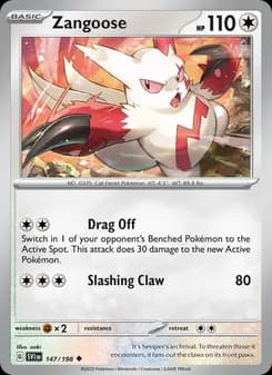 Zangoose — Scarlet & Violet — Uncommon