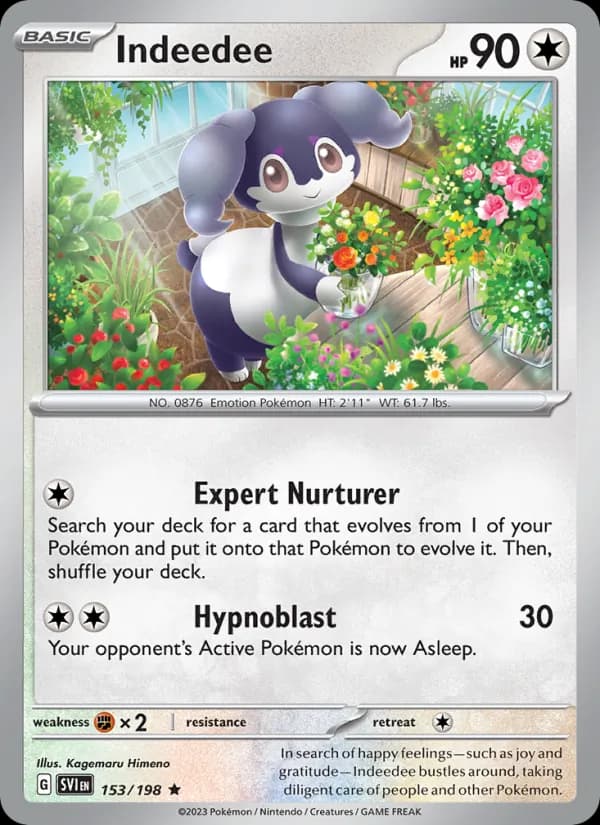 Indeedee — Scarlet & Violet, Rare