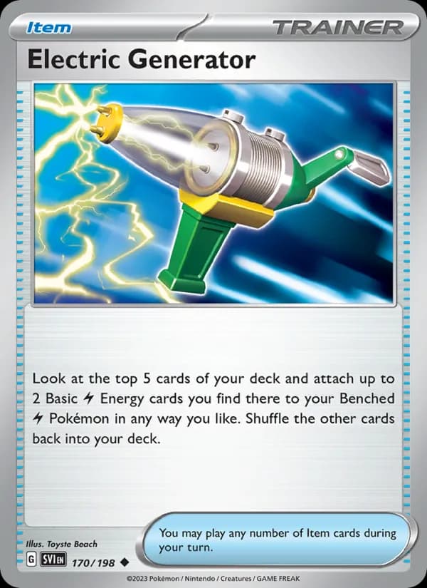 Electric Generator — Scarlet & Violet, Uncommon