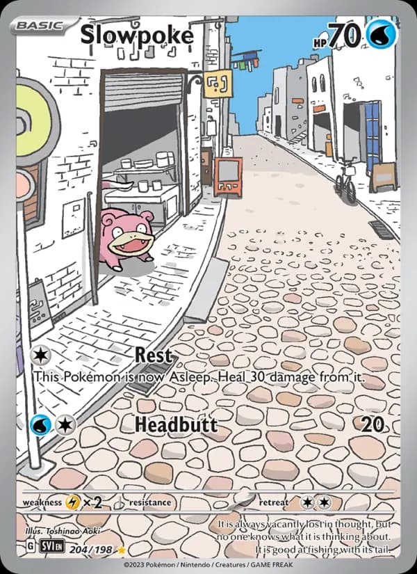 Slowpoke — Scarlet & Violet, Illustration rare