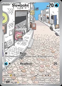 Slowpoke — Scarlet & Violet — Illustration rare