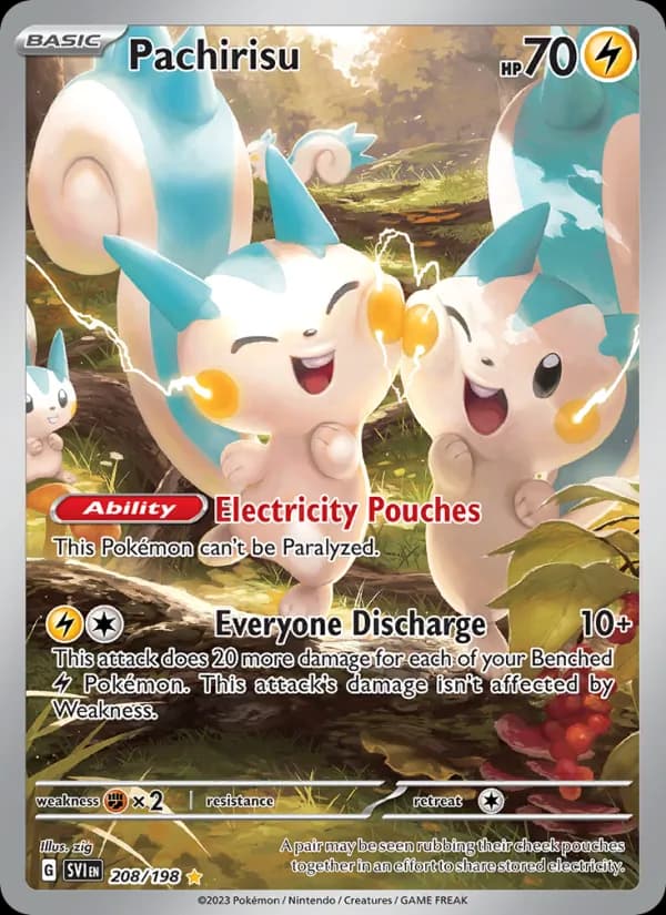Pachirisu — Scarlet & Violet, Illustration rare