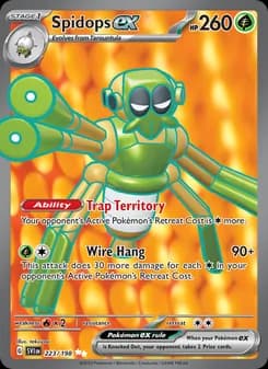 Spidops ex — Scarlet & Violet — Ultra Rare
