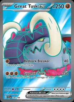 Great Tusk ex — Scarlet & Violet — Ultra Rare