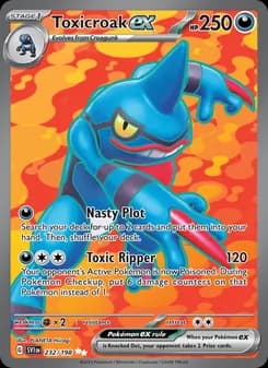 Toxicroak ex — Scarlet & Violet — Ultra Rare